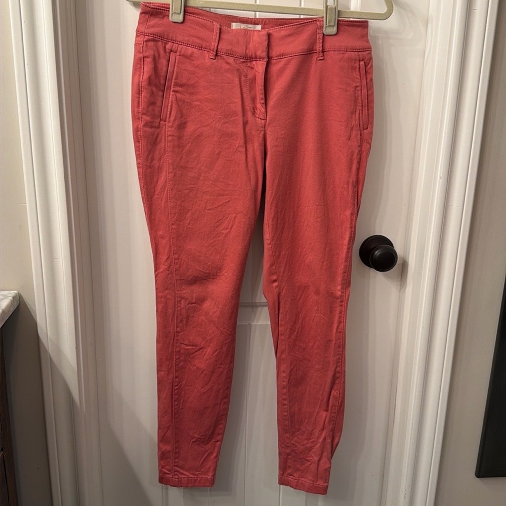 LOFT Coral Ankle Pants; size 4P